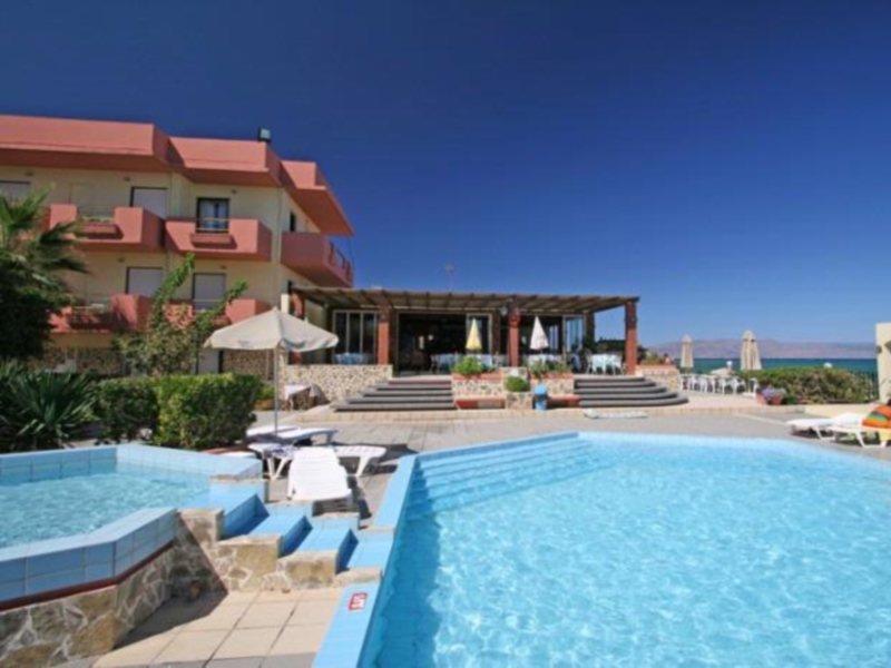 Hotel Haris On The Beach Agia Marina  Exterior photo