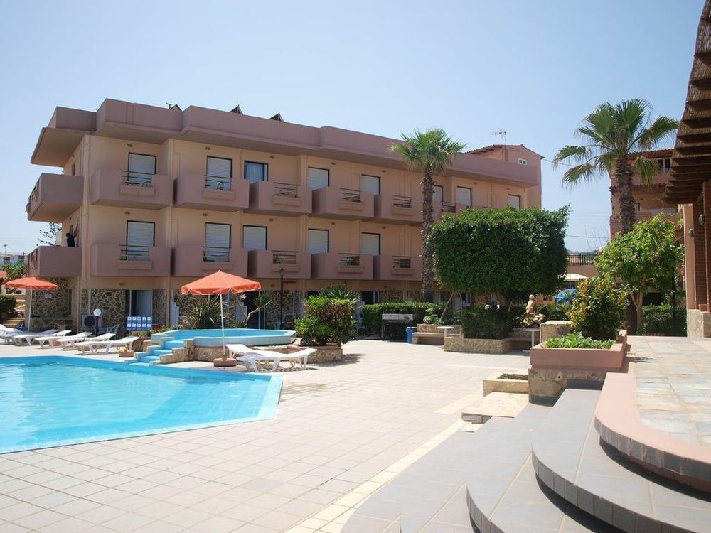 Hotel Haris On The Beach Agia Marina  Exterior photo